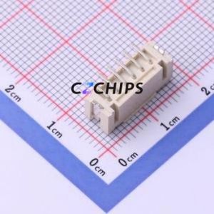 HDGC2001WV-S-6P Wire-to-Board Pin Header SMD,P=2mm Connector 1x6P 2mm Vertical Mount PH - Product Image 2