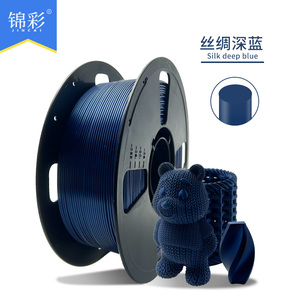 Jinccai 1KG PLA Silk Plus Multicolor 1.75mm, Filamento de Seda Extruido Compatible con Impresoras 3D, Material Plástico 100% Virgen con Bobina - Product Image 3