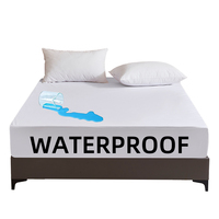 Drap-housse imperméable en polyester pongé, plusieurs couleurs, protège-matelas pour la maison et l'hôpital, fourniture directe d'usine, ODM & OEM