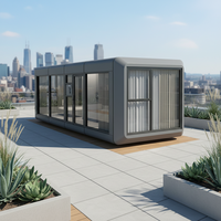 Maison modulaire préfabriquée en conteneur Apple de 20 pieds/40 pieds, design moderne, imperméable, appartement portable, bureau, hôtel, villa