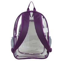 Tas Ransel Transparan Gradien Ringan dan Stylish dengan Tali Serut untuk Anak Perempuan, Sekolah, Olahraga, Liburan, Gym, Set Tas Selempang