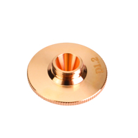 Pièces de consommables laser à fibre de haute qualité buse de tête de découpe laser rouge cooper buse OEM concave monocouche