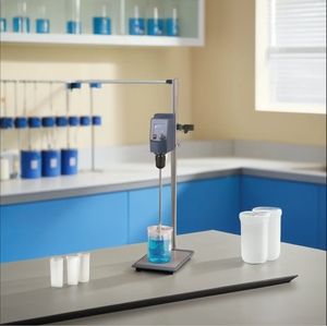 Agitador de cabeza Digital LED a precio de fábrica, velocidad máxima de capacidad de agitación de líquido de 20L, 50 ~ 2200rpm para uso en laboratorio OEM - Product Image 2