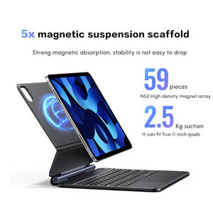 Ugreen ku006 & 007 từ Backlit Bàn phím trường hợp di động không dây <span class=keywords><strong>Bluetooth</strong></span> 5.0 nam châm thông minh Bàn phím cho ipad - Product Image 2