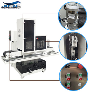 Máquina Automática Industrial para Desbarbar, Lijar y Pulir Chapas Metálicas, Tipo Cinta Transportadora, para Acero Inoxidable y Placas de Aluminio - Product Image 5