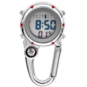Orologio Multifunzione Luminoso con Moschettone, Timer, Allarme e Bussola - Portachiavi da Esterno per Lavoro e <span class=keywords><strong>Studio</strong></span> - Product Image 5
