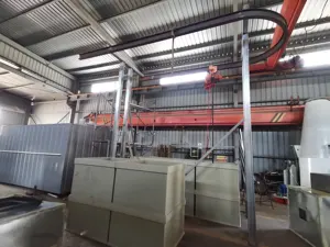 Dipping Tank With Washing Bath Industrial Powder Coating Line Degrease Chemical Pretreatment System Metal Coating Machine