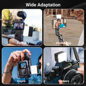 Mini lumière d'appoint Medalight pour Osmo Pocket 3 et pour température de couleur 2800-6500K, batterie intégrée, lumière LED pour vlog - Product Image 5