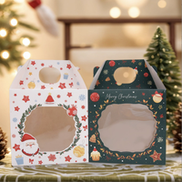 Boîtes d'emballage en papier transparentes robustes de qualité supérieure pour festivals, Noël, anniversaires, mariages, cadeaux, présentation de bibelots
