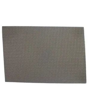 Placemats Fabric Washable PVC Vinyl Coated Polyester Mesh Fabric Placemats Fabric Woven