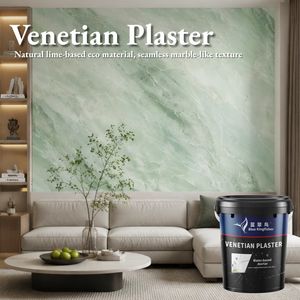 Estuco Veneciano Personalizado de Fábrica, Estuco con Efecto Mármol Veneciano para Paredes de Recepción de Penthouse y Pisos de Vestíbulo de Ascensores - Product Image 1