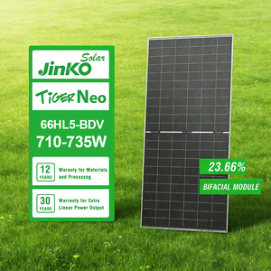 Paneles Solares Jinko Neo Tipo N 66HL5BDV de Media Celda 700w 705w 710w 715w 720w 735w Monocristalinos de Doble Vidrio Bifacial - Product Image 5