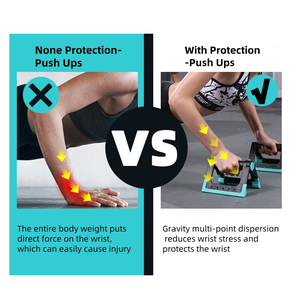Barra de Flexiones Portátil Plegable de Acero Inoxidable con Asas para Ejercicios de Brazos - Product Image 2