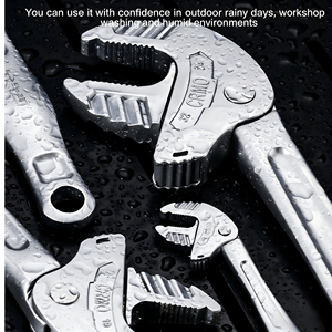 <span class=keywords><strong>Clé</strong></span> à molette hexagonale à double extrémité en acier au carbone galvanisé métrique 7-27 mm, outil à main OEM - Product Image 3