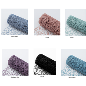 Papier coréen pour fleurs maille papier cercle filet creux papier d'emballage fleuriste fournitures d'emballage pour anniversaire mariage - Product Image 3