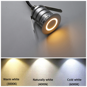 Đèn Led Gắn Tường 1W Đèn Cầu Thang Led Âm Tường Đèn Bậc Thang Tròn IP67 Chống Nước Đèn LED Góc Cầu Thang 1W DC12-24V Interio - Product Image 3