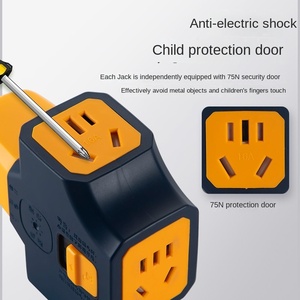 ซ็อกเก็ตปลั๊กทองแดงแบบดึงขึ้นกำลังสูงพร้อมสวิตช์ล็อคป้องกันการถอดและป้องกันการตกตามสั่ง - Product Image 5