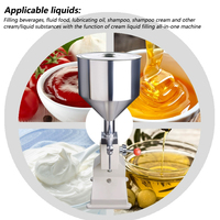 Miel pâte parfum crème manuel shampooing dentifrice main fluide liquide machine de remplissage manuel visqueux acier inoxydable