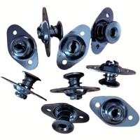 Nouveaux attaches rapides Foracing pour voitures de course Sprint, en acier noir, Dzus, à tête Allen auto-éjectable, 5/16 pouces, longueur .500 pouces, à quart de tour