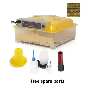 WQ-60 mini poultry egg incubator with inverter for 12v solar incubator 60eggs solar eggs incubator