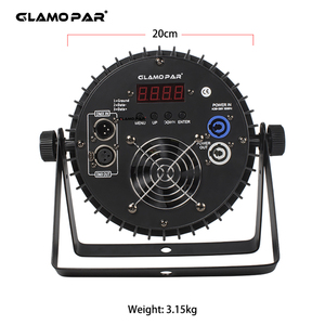 Đèn <span class=keywords><strong>Par</strong></span> <span class=keywords><strong>LED</strong></span> siêu mỏng Shehds 18 18W RGBWAUV 6 trong 1, chất liệu hợp kim nhôm, đèn <span class=keywords><strong>Par</strong></span> 18x18W RGBWAUV phối màu, hệ thống chiếu sáng sân khấu cho đám cưới - Product Image 3