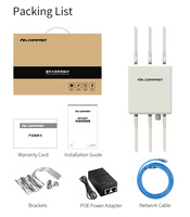 Antenne OEM à double bande 200M2, Station de Base d'accès Wifi extérieur