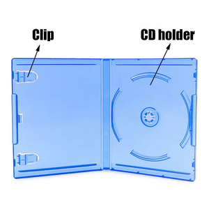 Sostituzione della custodia del supporto della cartuccia trasparente custodia trasparente per la conservazione della cartuccia di gioco <span class=keywords><strong>PS</strong></span> <span class=keywords><strong>4</strong></span> vuota per CD del disco di gioco <span class=keywords><strong>PS</strong></span> <span class=keywords><strong>4</strong></span> - Product Image 3