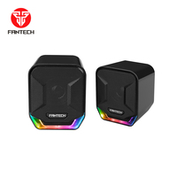 Fantech GS202 Speaker USB Kabel, Speaker USB Komputer Desktop Suara Surround 2.0 RGB