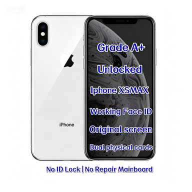 Wholesale Used for Xs Max 256GB Silver Unlocked Original Mobile Phone A12 Bionic Face ID Factory Supplier Bulk Order