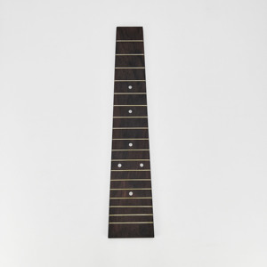 Diapasón de palisandro de 23 pulgadas y 18 trastes para ukelele, trastes de cobre blanco, madera maciza, repuesto listo para usar para ukelele de 23 pulgadas - Product Image 1