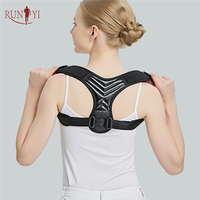 Ceinture de soutien dorsale réglable et respirante, soutien de la clavicule, correction de la posture du dos, universelle pour hommes et femmes, professionnelle