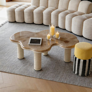 Sofá Minimalista de Bajo Precio, Personalizable, Modular, de 6, 7, 8 o 9 Plazas, Sofá Seccional Grande Moderno en Color Blanco - Product Image 2