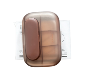Pilulier de voyage hebdomadaire portable : Organisateur de poche compact pour vitamines, huile de poisson - Idéal pour sac à main, distributeur facile à utiliser, personnalisable - Product Image 4