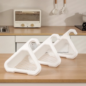 Fruit and Vegetable Drain Sink Strainer Basket Kitchen Draining Basket Wet Dry Separation Fruit Vegetable Washing Rack - Product Image 3