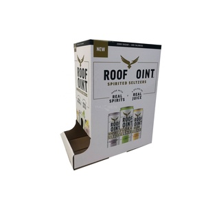 Exhibidores de Bebidas Plegables Personalizados para Punto de Venta, Exhibidores de Cartón Corrugado PDQ para Mostrador de Bebidas - Product Image 2