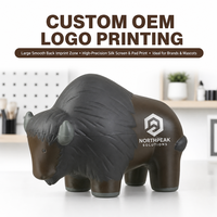 Figurine d'animal bison noir, jouet fantaisie de la faune, modèle de buffle à cornes courbes pour enfants et adultes, décoration d'étagère, fourniture de vente au détail