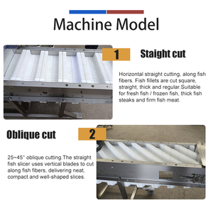 Machine à découper automatique pour poisson frais (Basa, Saumon, Thon) – Coupe droite/oblique - Product Image 2