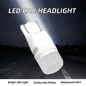 Ampoule de phare LED pour voiture, bleue, Canbus, anti-étincellement, IP67, 12V, 1W, universelle, pour SUV, pick-up, accessoire de remplacement pour éclairage de conduite - Product Image 2