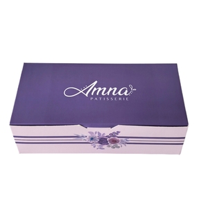 Sang trọng sinh thái thân thiện đưa ra thực phẩm gấp giấy hộp Bánh Mì Bánh Donut Pastry bánh cookie bao bì hộp - Product Image 6