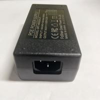Injecteur PoE 48V 0.625A 30W Connecteur RJ45 Adaptateur Wifi Actif Gigabit 1000Mbps Commutateur PoE pour Alimentation AP Wifi Adaptateur PoE