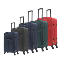 Valise classique à prix abordable, colorée, en Oxford, légère, imperméable, avec roulettes pivotantes en acier et aluminium, unisexe