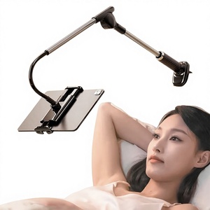 Vente en gros de supports flexibles rétractables à 360°. Support de téléphone rotatif pour lit et bureau, prêt pour le dropshipping - Product Image 1