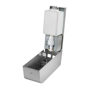 Aeroporto/escritório de aço inoxidável sensor automático toque livre parede espuma mão sabão gel mão desinfetante dispensador 1000ml - Product Image 3