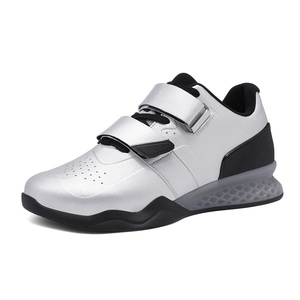 Chaussures de musculation pour hommes, baskets d'entraînement aux squats, chaussures de sport athlétiques, à enfiler, basses, à boucles et crochets, en microfibre, légères - Product Image 2