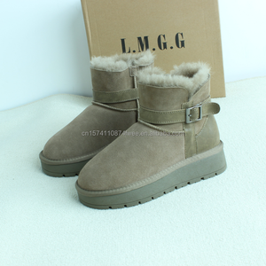 Bottes d'hiver pour femmes <span class=keywords><strong>UGG</strong></span> en gros, respirantes, imperméables, antidérapantes, doublure en fourrure, doublure en peau de mouton véritable - Product Image 6