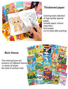 Wholesale Custom 20 Pack Small Coloring <b>Books</b> Cardboard Paper Party Favors for Kids Mini Activity <b>Books</b> for Boys and <b>Girls</b> - Product Image 5