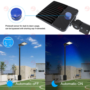 Luminaire LED de voirie Type III, distribution 150W, ETL CETL, 5000K, avec cellule photoélectrique, pour éclairage périmétrique - Product Image 2