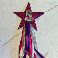 Cadeau d'anniversaire fée princesse étoile à cinq branches baguettes magiques pour l'obtention du diplôme saint valentin et costume de noël 4 couleurs