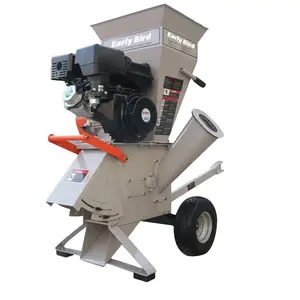 CH1 Forest Tractor Driven Drum Gasoline Engine Master Master Wood For Trees Waste Crusher 15Hp Chipper Shredder M
