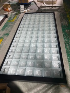 Pannello Divisorio in Vetro su Misura di Alta Gamma, Monoblocco Finito con Cornice in Acciaio Inossidabile, <span class=keywords><strong>per</strong></span> Interni Residenziali e Commerciali - Product Image 3